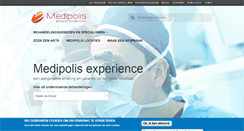 Desktop Screenshot of medipolis.be